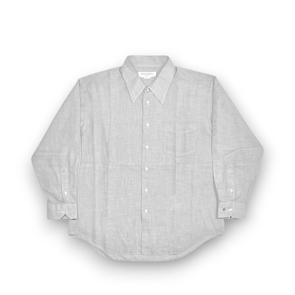 Balmain Paris Vintage Oxford Shirt Regular Fit