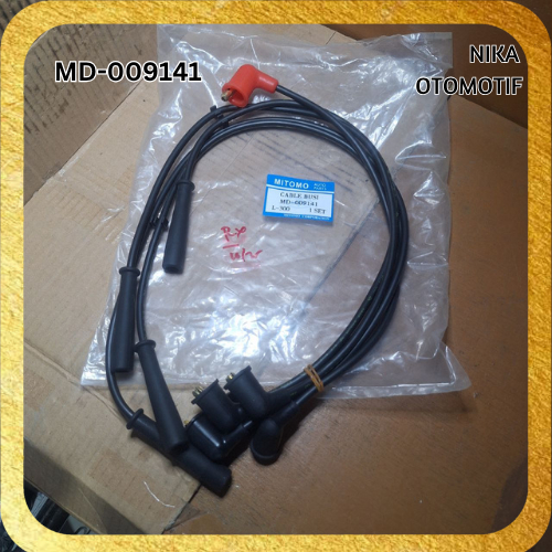 KABEL BUSI CABLE CORD MITSUBISHI L300 BENSIN MERK MITOMO ORI | MD-009141