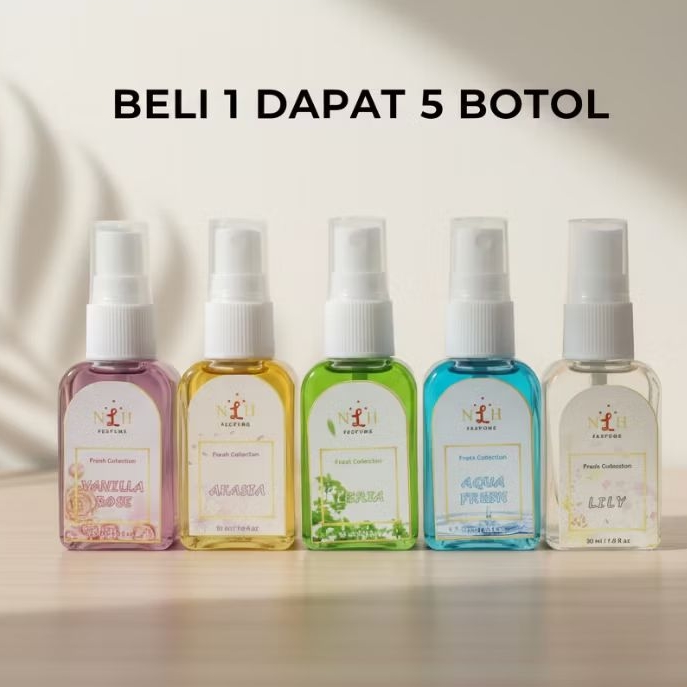 NLH Fresh Collection Bodymist Parfum 20 Ribu Wangi Fresh Seharian Tahan Lama