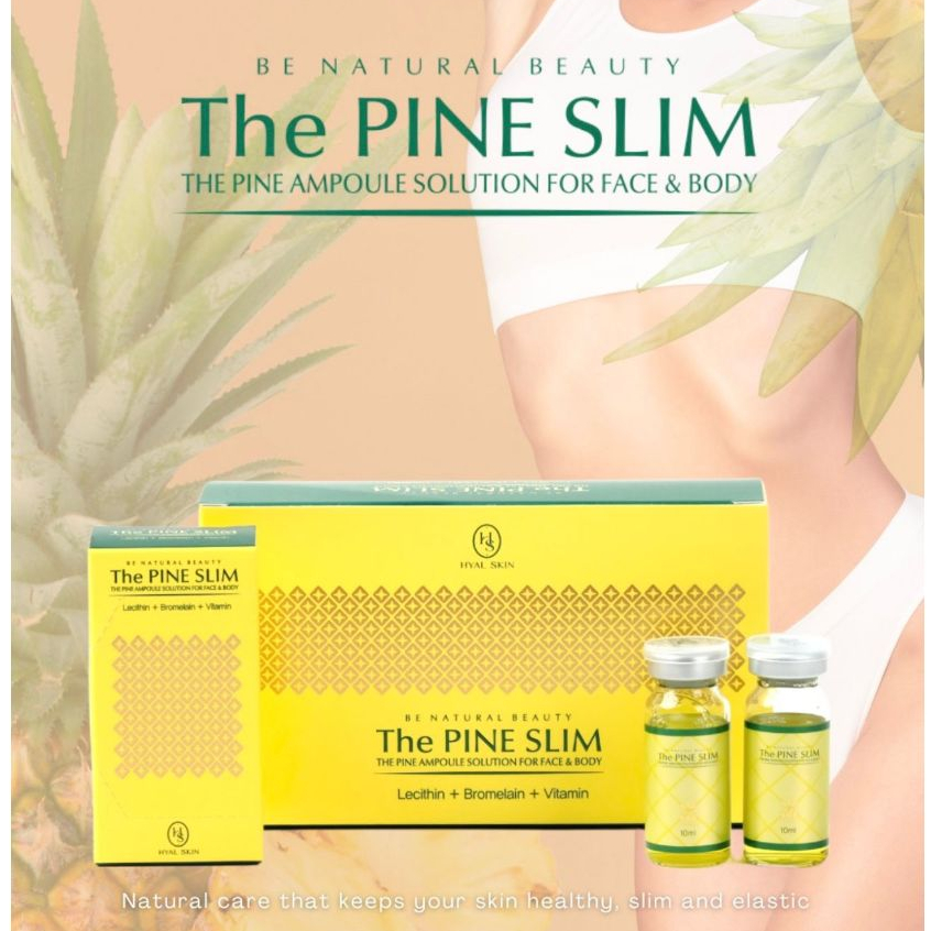 ORI  PINE SLIM natural slimming face & body (No Bengkak ) 5x lebih bagus dari lemon bottle