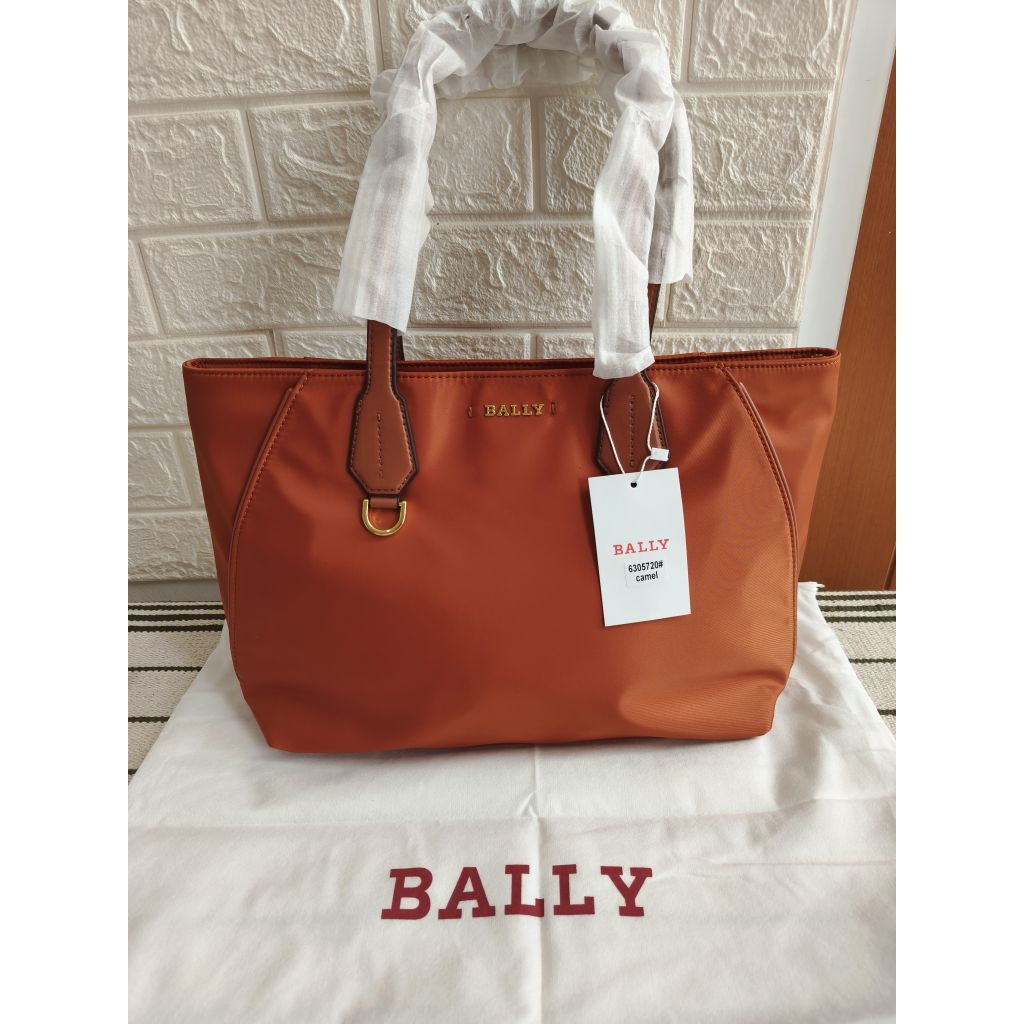 BaLly Tote bag Nylon Cognac