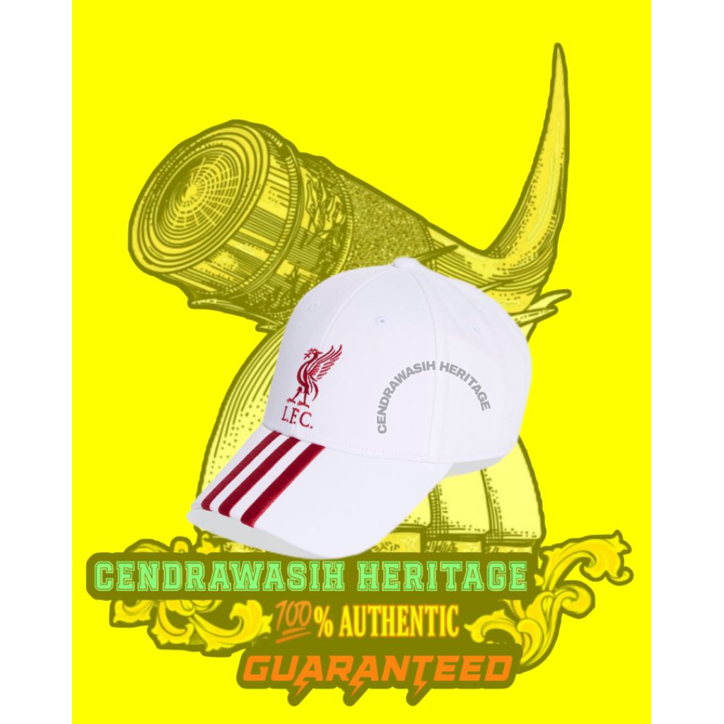 Adidas Liverpool FC Baseball Cap White Original