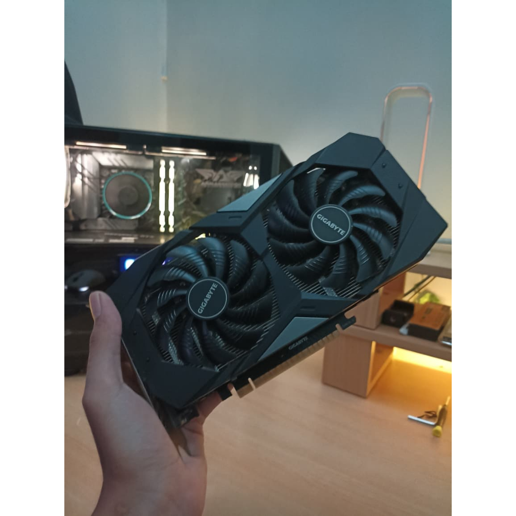 VGA Gigabyte GTX 1650 Super Windforce OC - Bekas, Pemakaian Pribadi (No Mining)