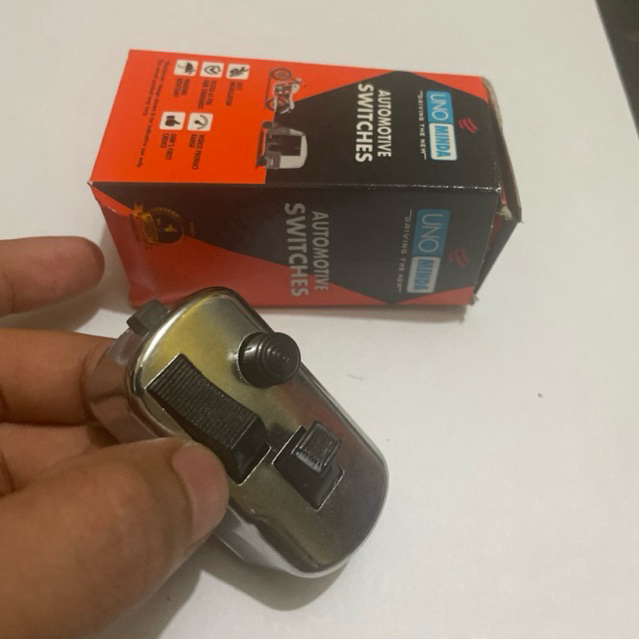 Saklar Lampu Lamp Vespa Super Sprint Bajaj DC Uno Minda Bagus pake aki 12v