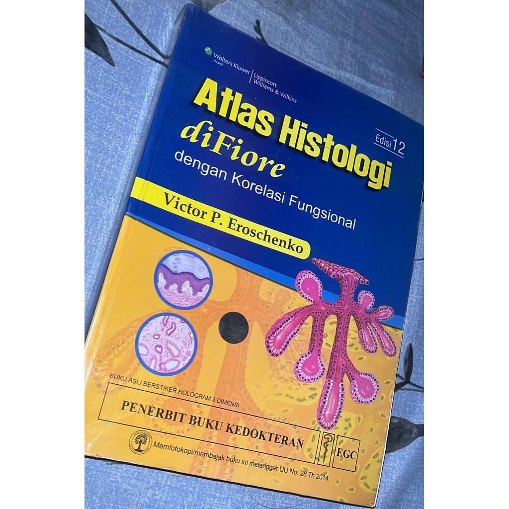 Atlas Histologi diFiore Edisi 12 ORIGINAL Preloved