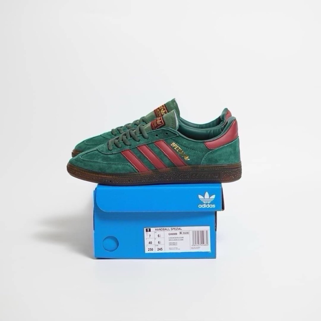 TATI adidas spezial green red burgundy