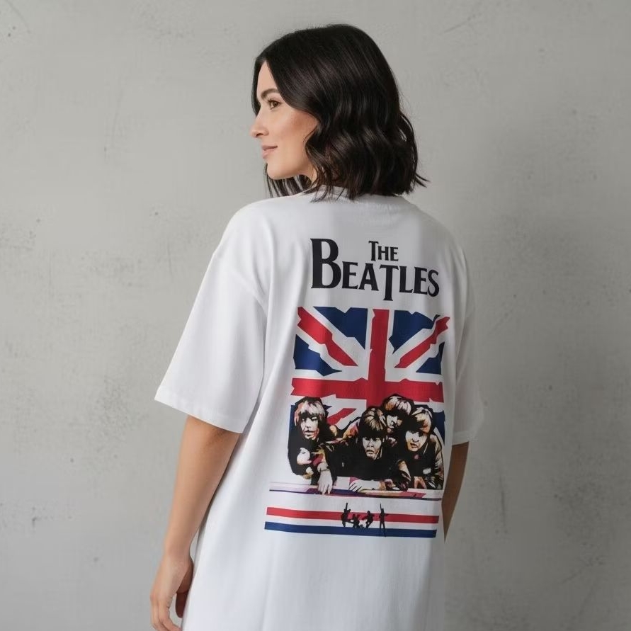 Kaos The Beatles Oversize T-Shirt