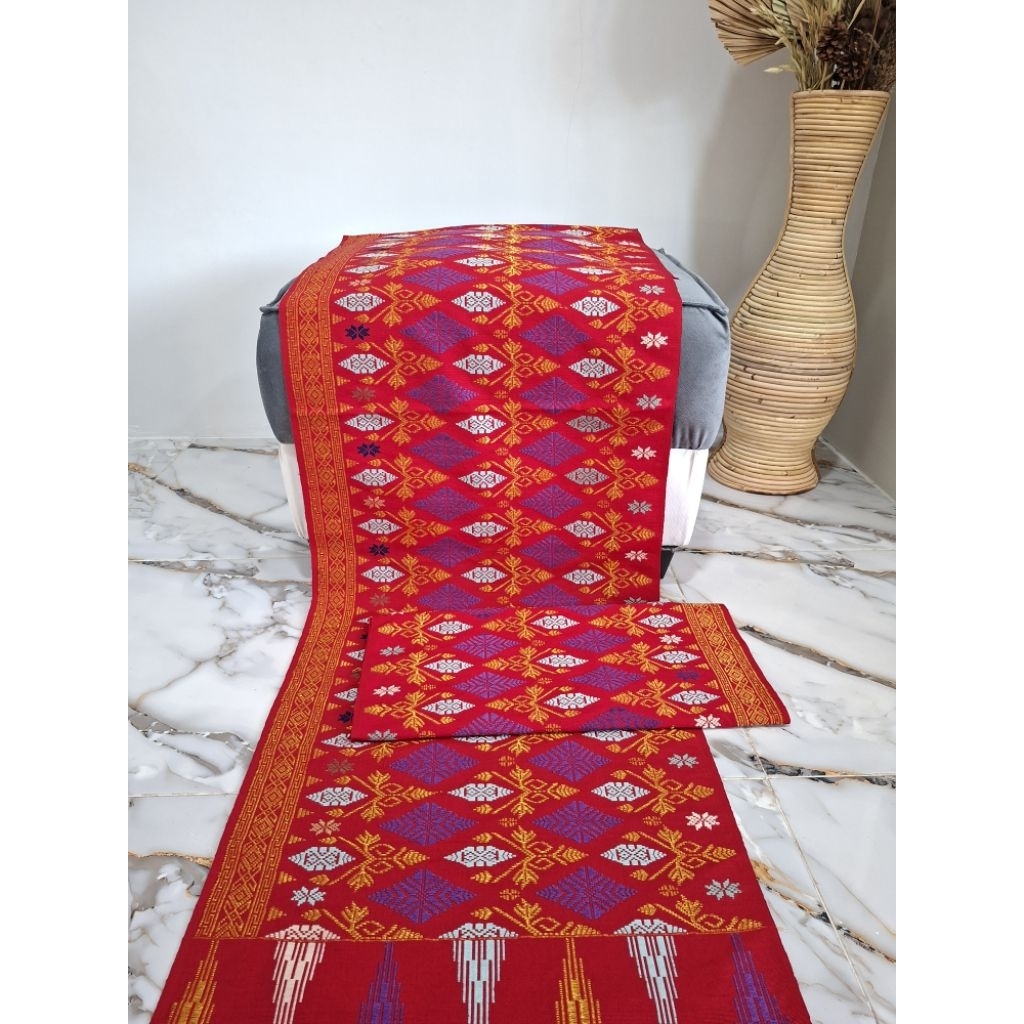 KAIN TENUN SONGKET ASLI LOMBOK 100% HANDMADE