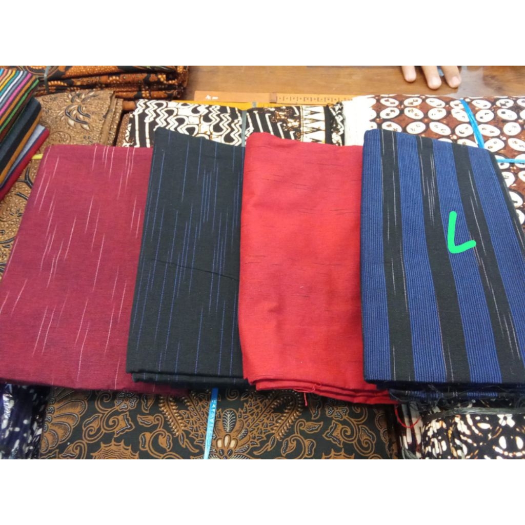 kain tenun lurik bahan katun