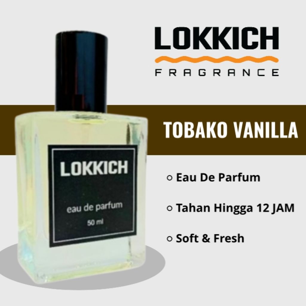 Parfum Unisex Lokkich Inspired by TOBACO VANILLA Tahan Lama