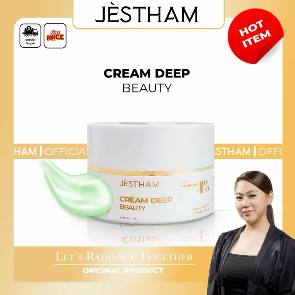 Jestham Cream Deep Beauty 10gr - Cream Flek Hitam Terbaru