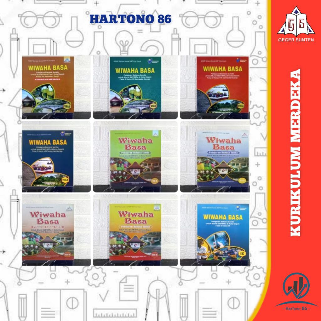 Buku bahasa sunda SMP kelas 7 8 9 Wiwaha Basa