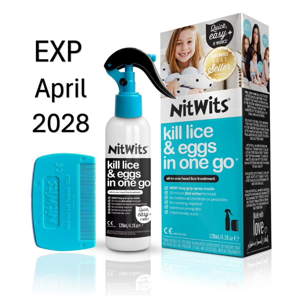 Nitwits All In One Head Lice Solution Obat Kutu 120ml