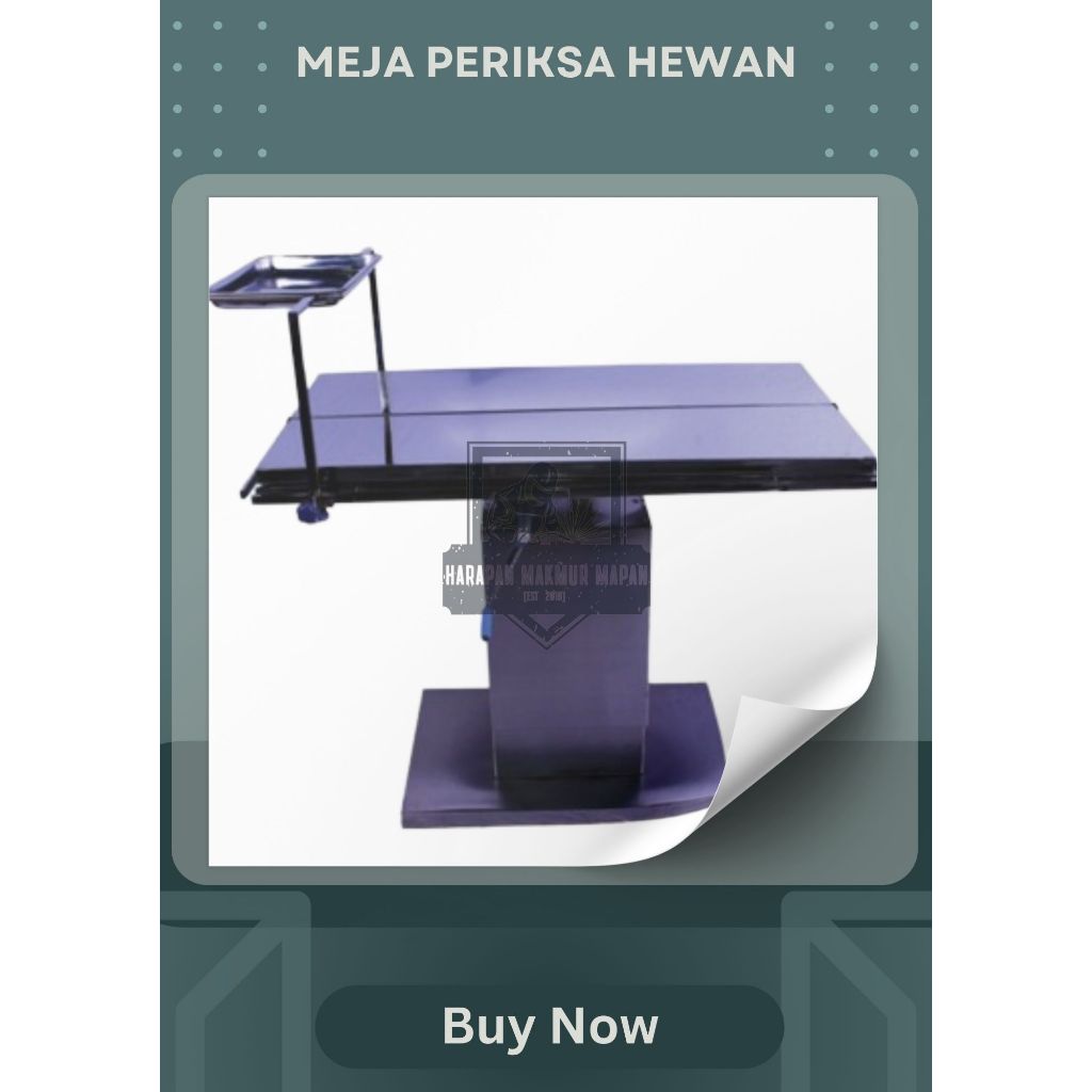 Meja Operasi Hewan Hidrolik Elektrik