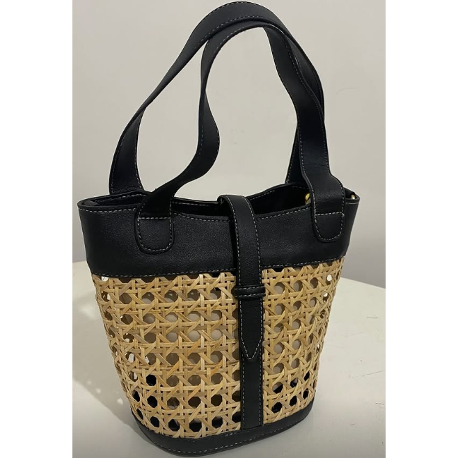 Lily Bag Tas Rotan Modern Kulit Sintetis Fashion Wanita - KL JS