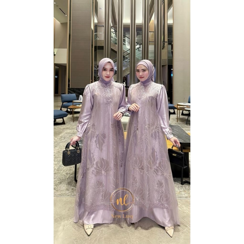 viola dress  dan jasmine  dress by new lusy /gamis jasmine new lusy