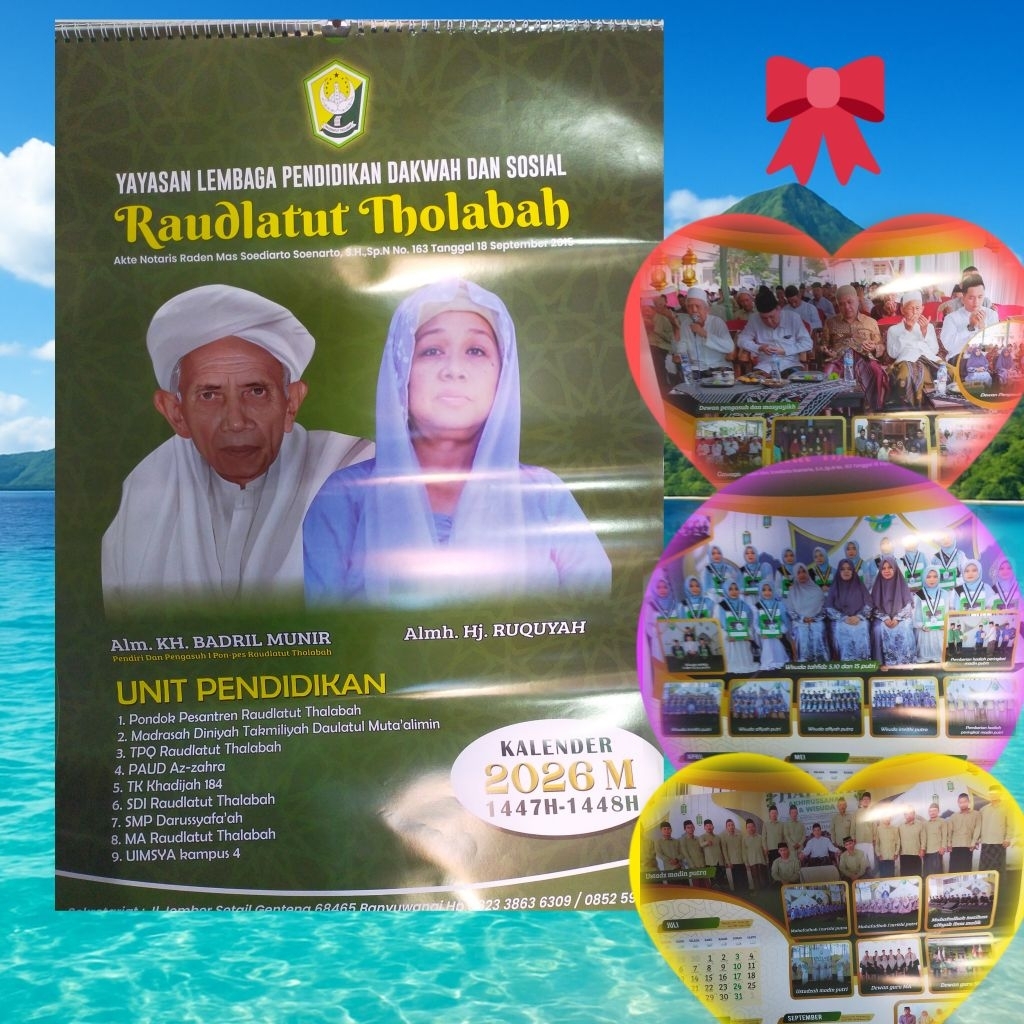 Kalender Penanggalan Tahun 2026 Next Update 2027 dst | PP Raudlatut Thalabah Setail Genteng BWI