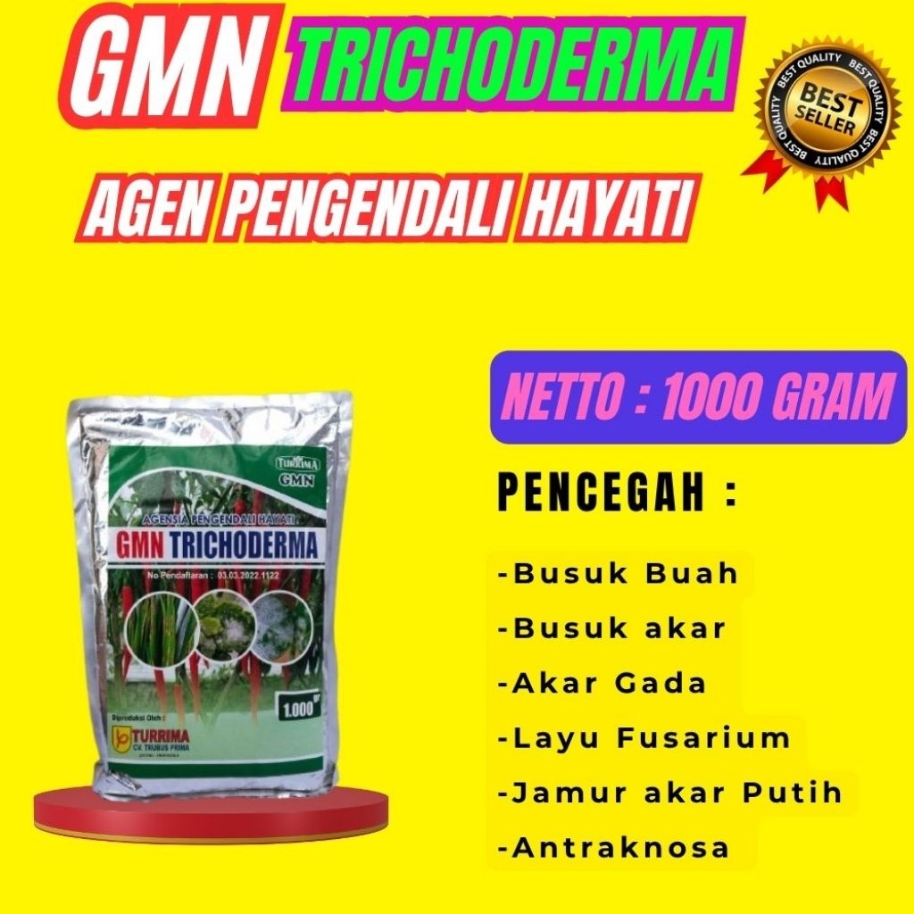 PALING DICARI !! GMN GMN Trichoderma Y Fusarium Pupuk GMN GMN Trichoderma Harzianum Isi 1kg