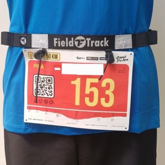 field and Track BIB race Number Belt