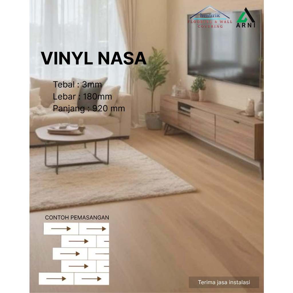 VINYL FLOORING NASA, LANTAI VINYL
