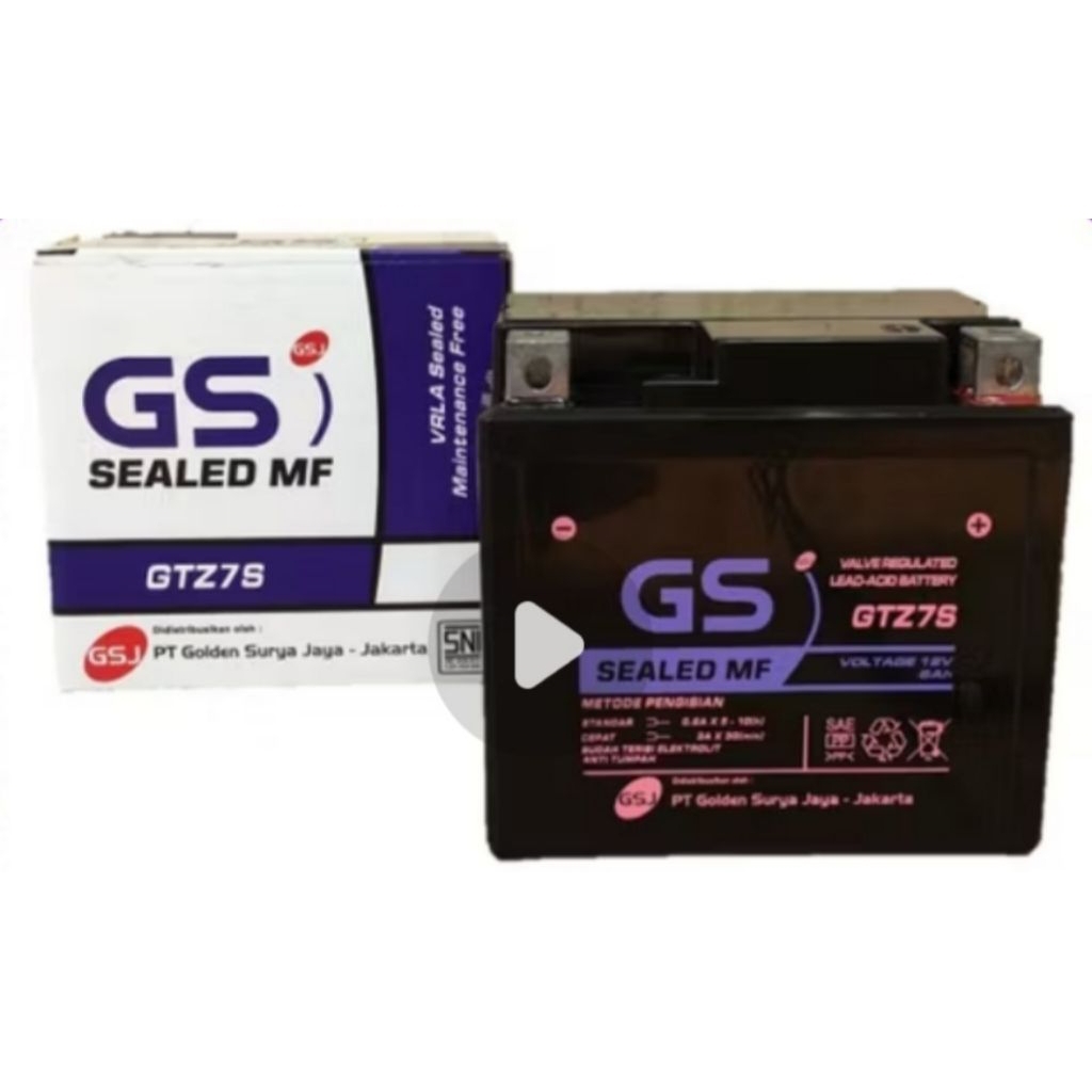 aki motor NMAX new aerox new aerox old Lexi Vario 125/150 Gtz7s gs mf aki kering