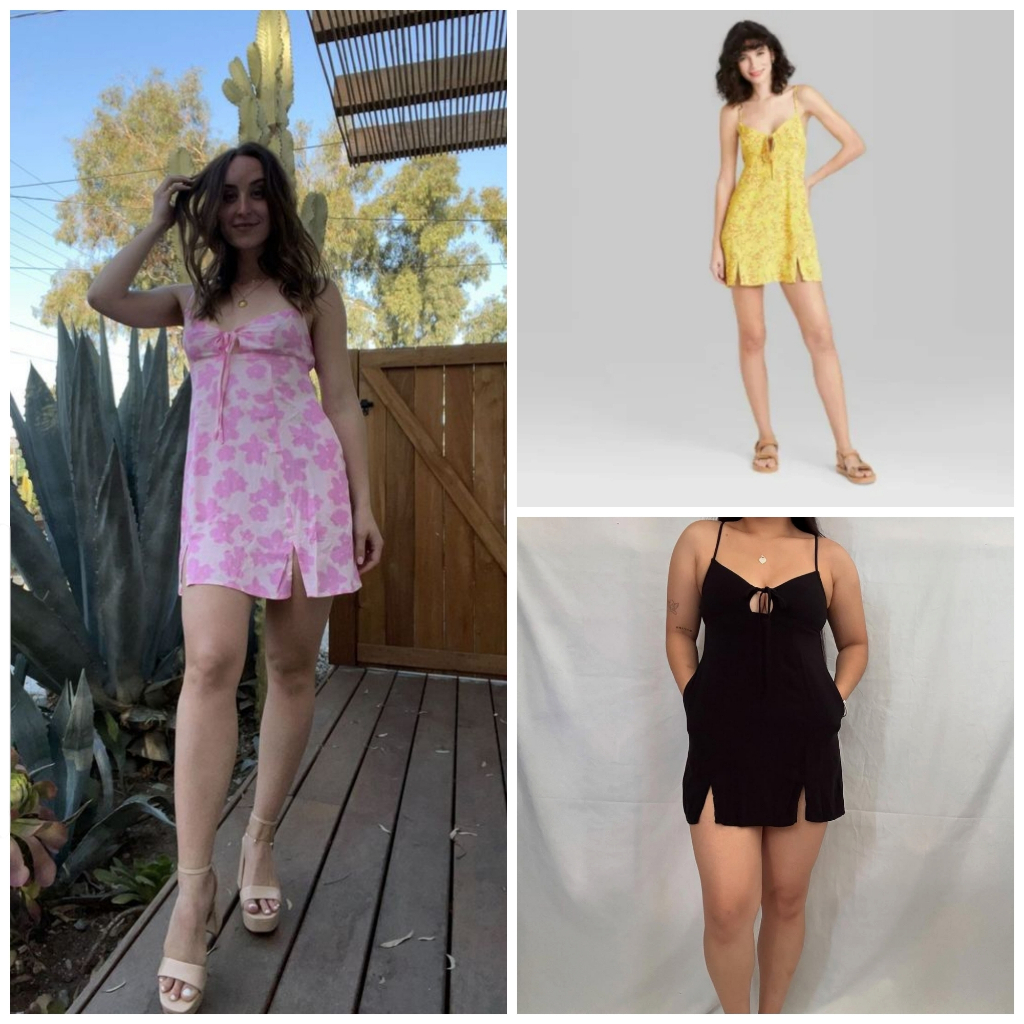 [AMW470] WLFBL Mini cami t top dress wanita