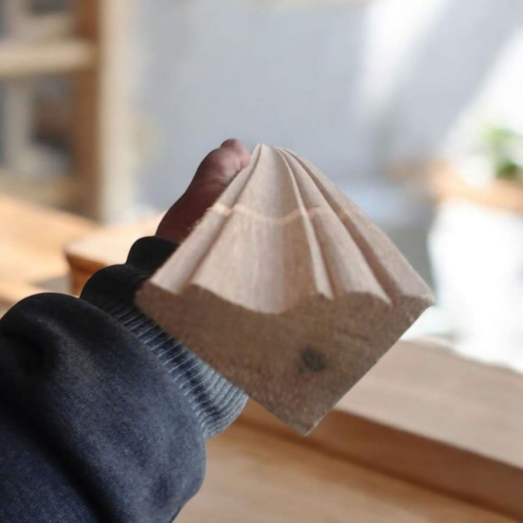 Kayu Lis plafon 5 cm