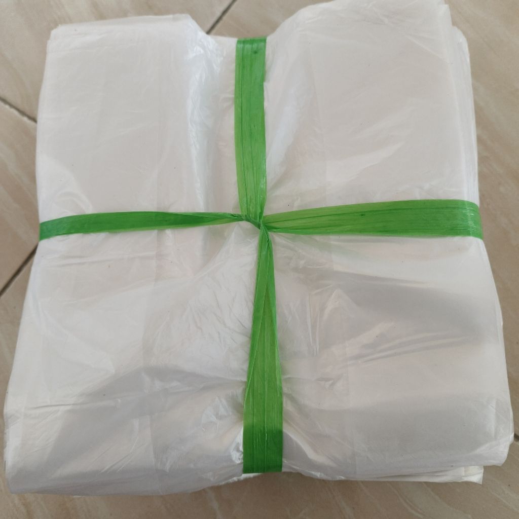 (1KG) Plastik kresek bening los kiloan/kantong kresek kiloan