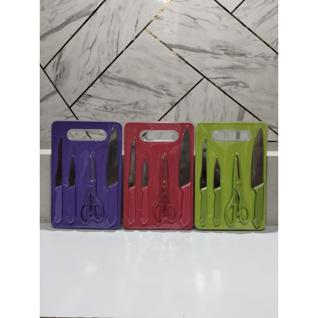 Asmara Jaya- Pisau Set Gunting, Kitchenware set 4