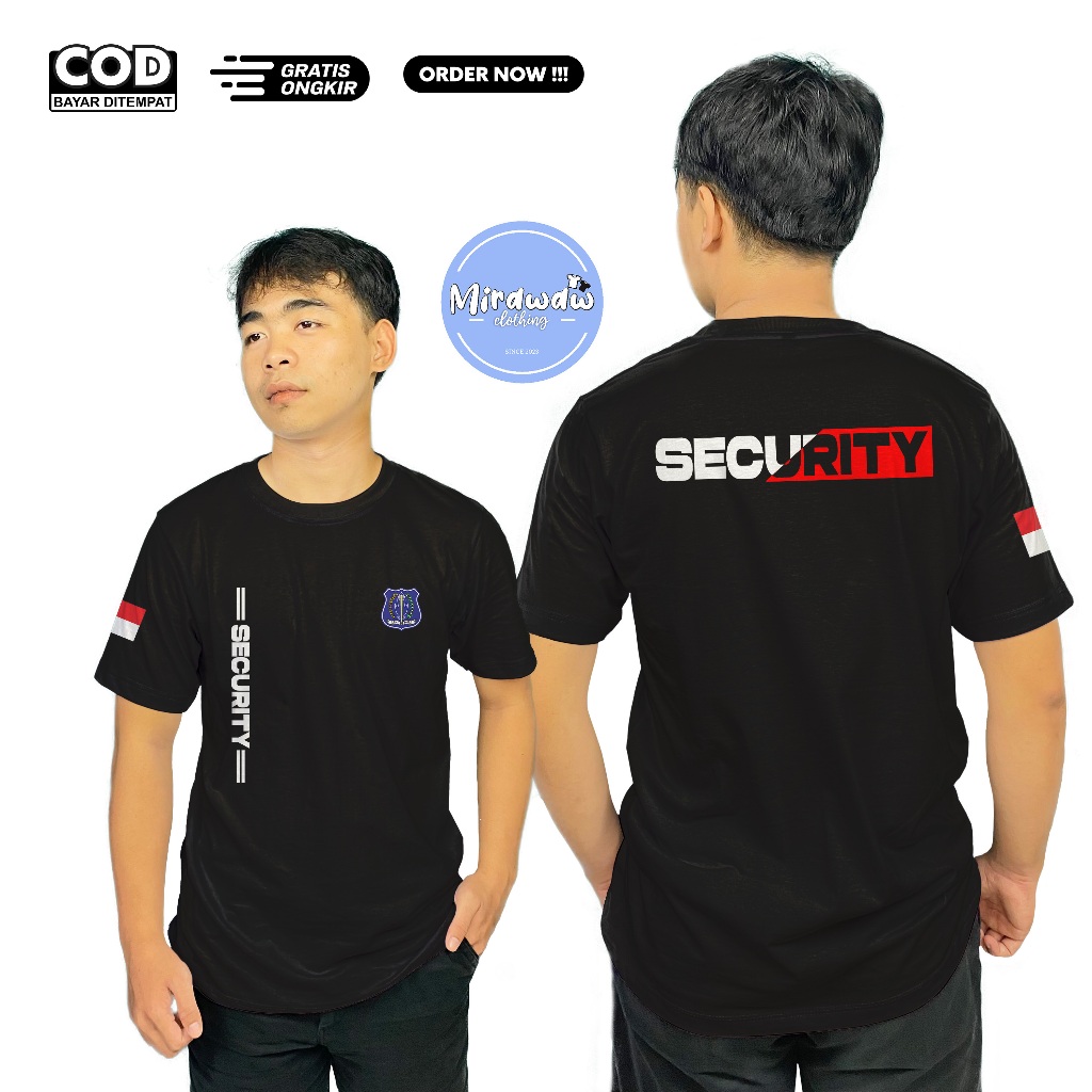 Kaos Security Security Logo Satpam Db Desain Terbaru Baju Distro