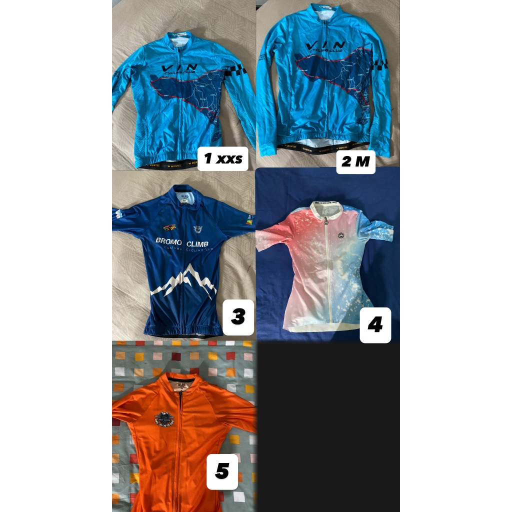 PRELOVED SUB JERSEY & MONTEE JERSEY KOMUNITAS ROADBIKE