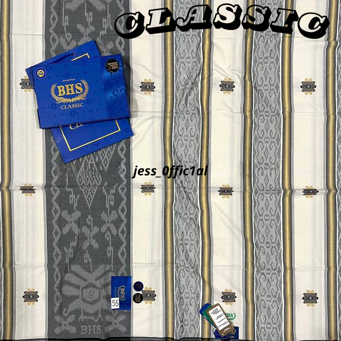 SARUNG BHS CLASSIC SKT DAM, SKT BRL & SKT RTM GOLD & SILVER ORIGINAL