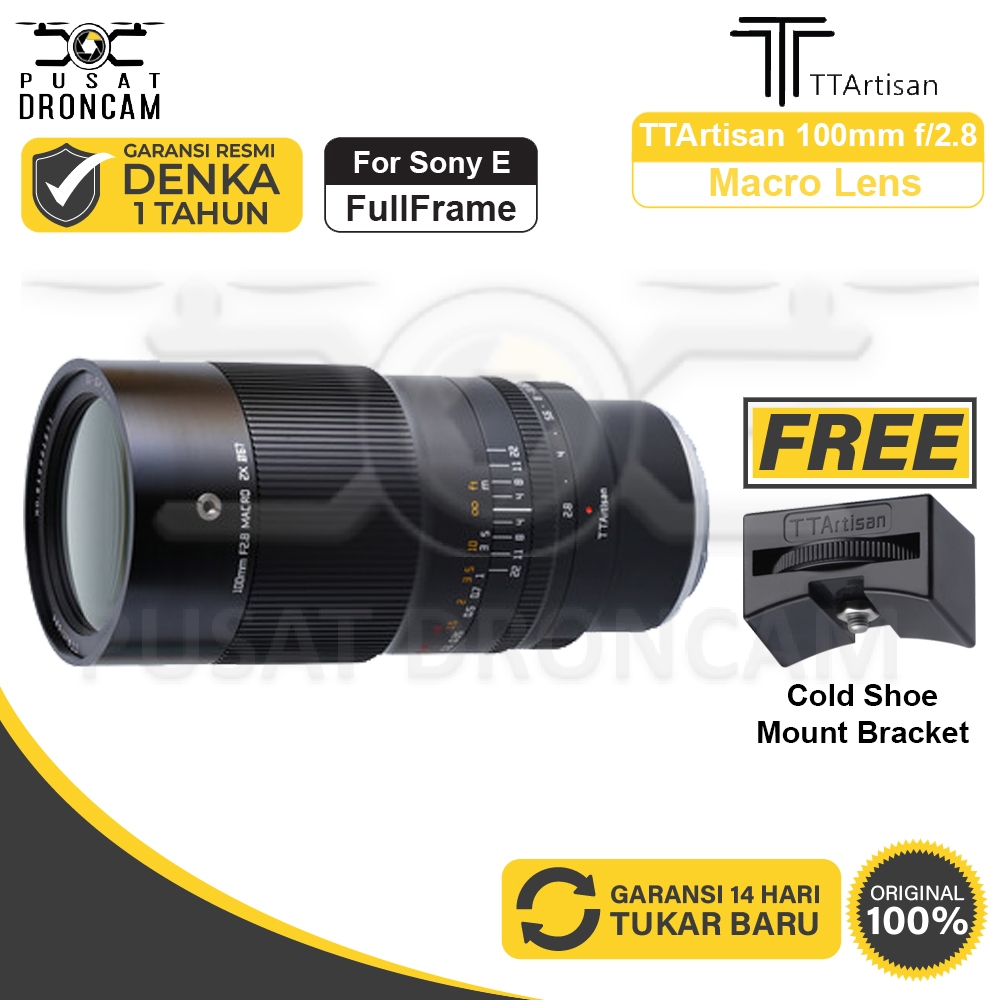 TTArtisan 100mm f2.8 Macro for Nikon Z - Fujifilm X - Sony E - Canon RF - Leica L Mount / TTArtisans