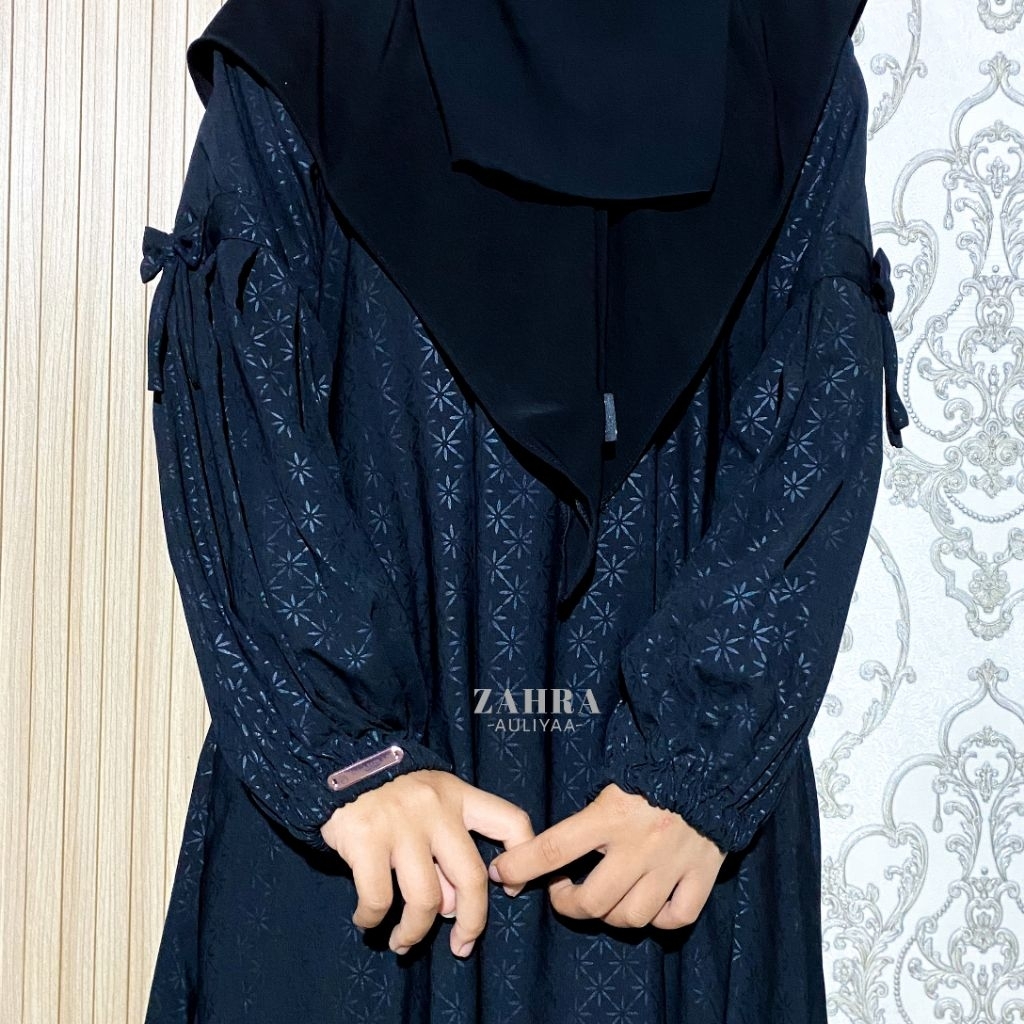 nisa abaya abaya hitam mewah elegan abaya embos forzaleta abaya remaja aesthetic gamis remaja