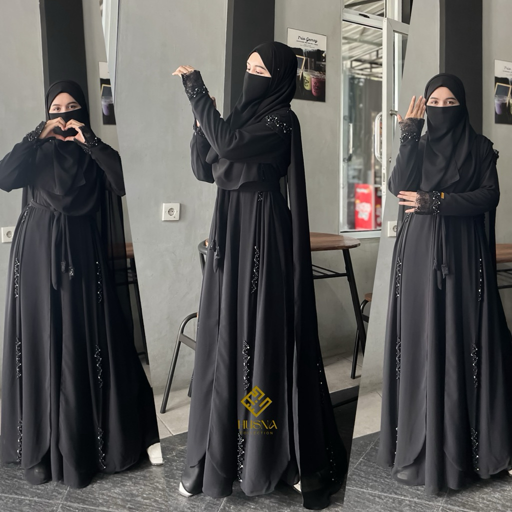 AZZAYRA dress mewah tapi simple GAMIS kekinian Syar,i modern