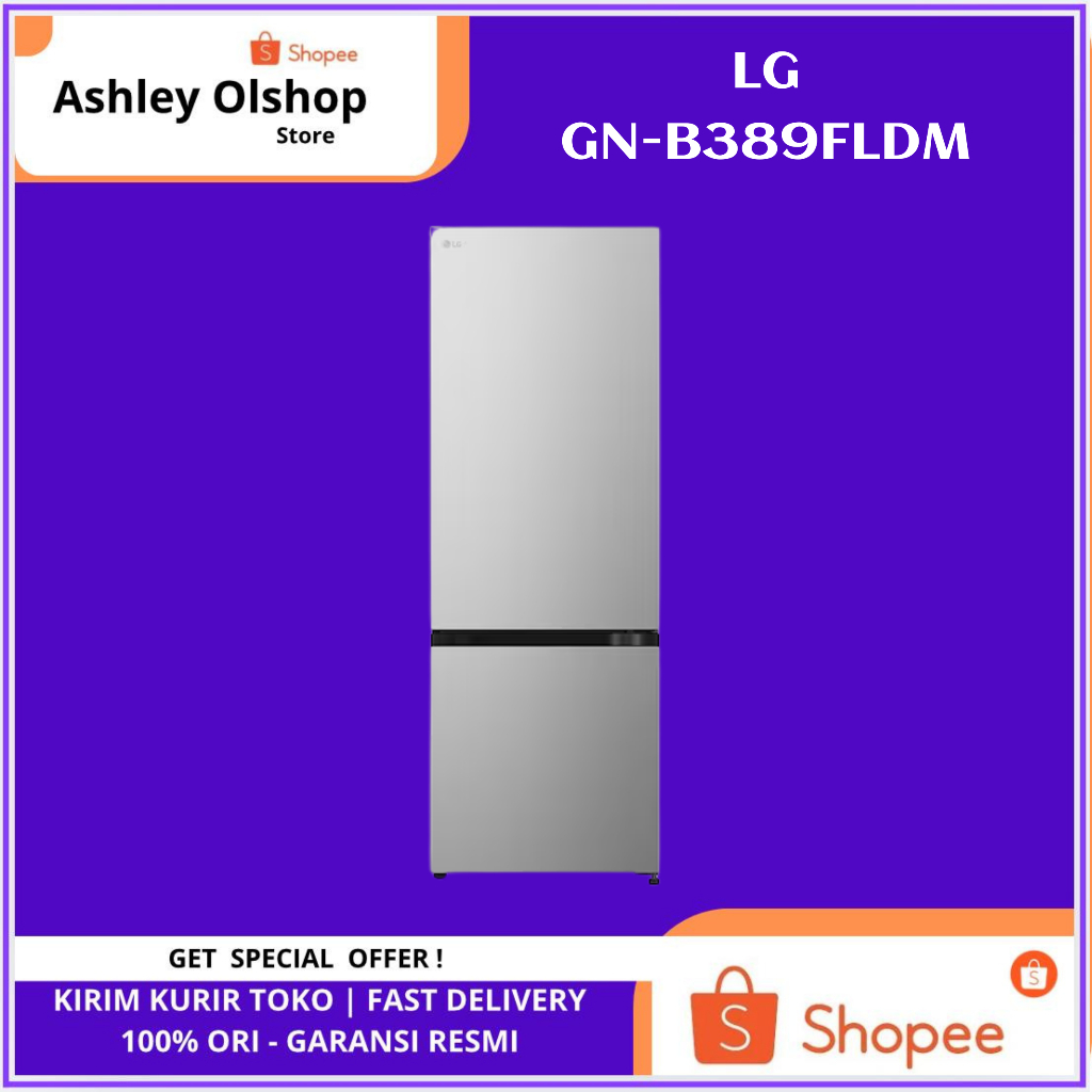 LG GNB389FLDM Kulkas Freezer Bawah LG GN B389FLDM Kulkas LG GN-B389