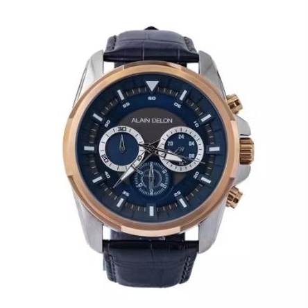 Alain Delon AD437-1382C jam tangan pria original