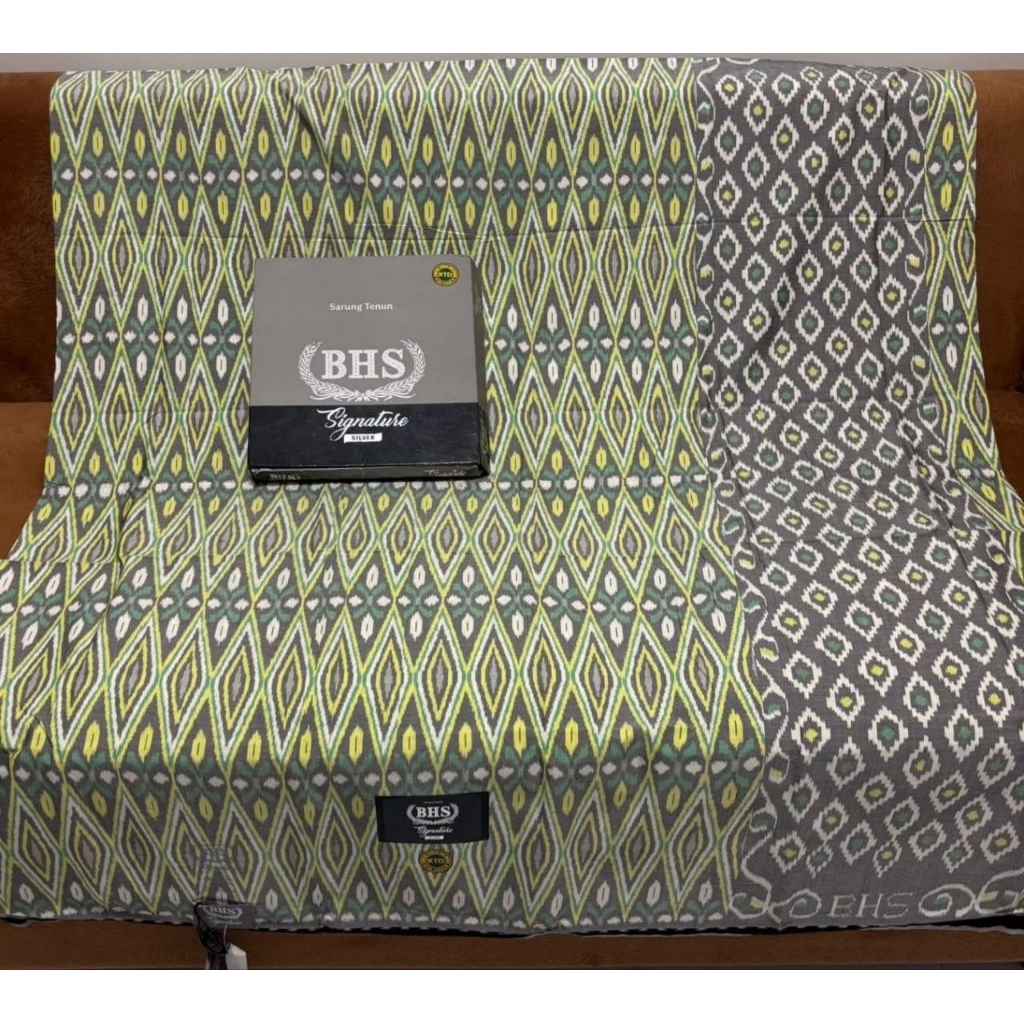 Sarung BHS Signature KTD KGD KSS Silver Lawas Spunsilk Mercerized Jahitan Tengah ATBM Limited (COD)