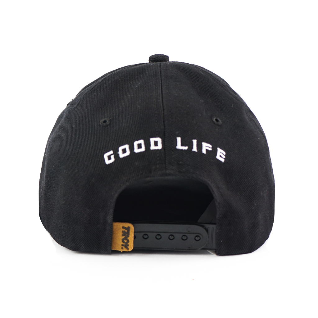 [Free Box] Troy Company Snapback Cap Hawk - Topi Hitam Snapback SND 3394