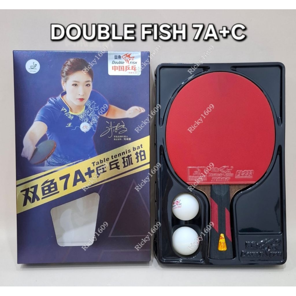 BET PINGPONG DOUBLE FISH 7A+C / LAYER 5 - BET TENIS MEJA DOUBLE FISH 7A+C / LAYER 5 / ORIGINAL DOUBL