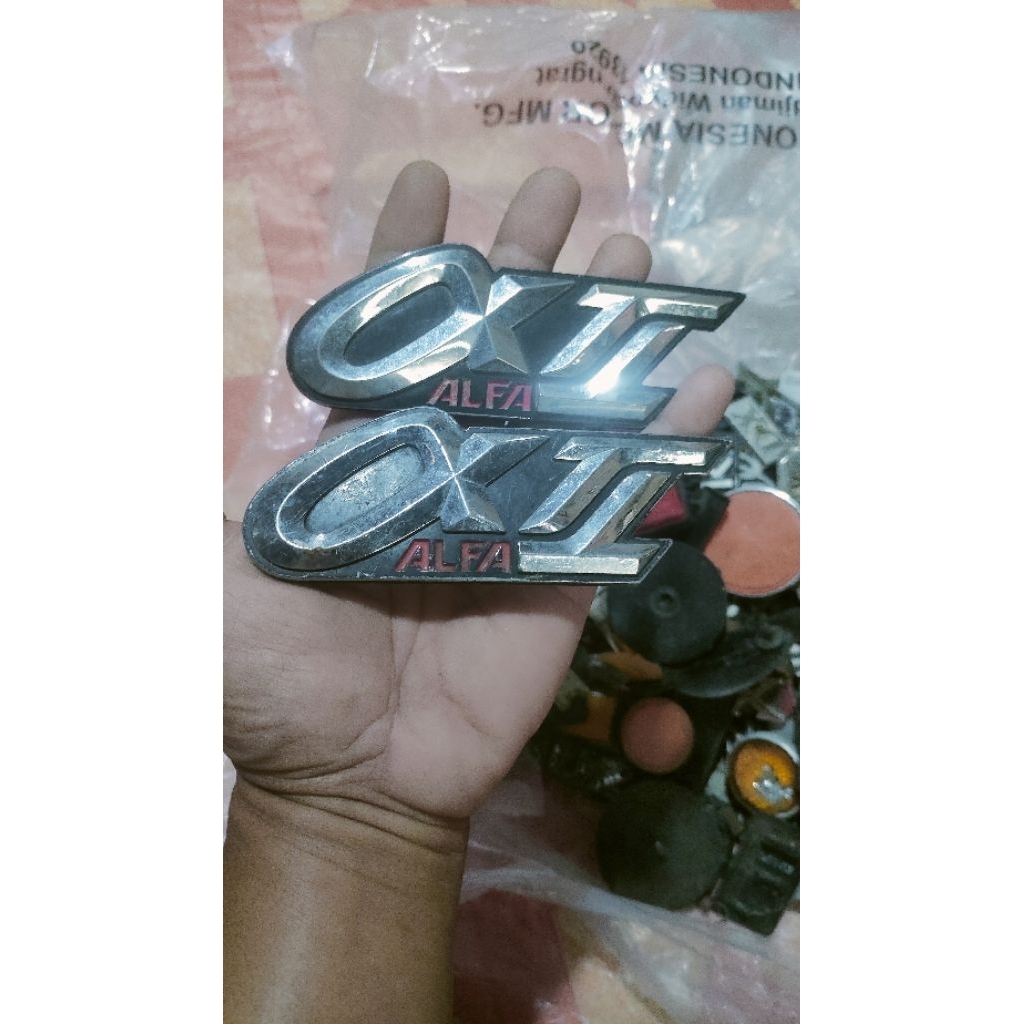 emblem sayap Yamaha alfa original second