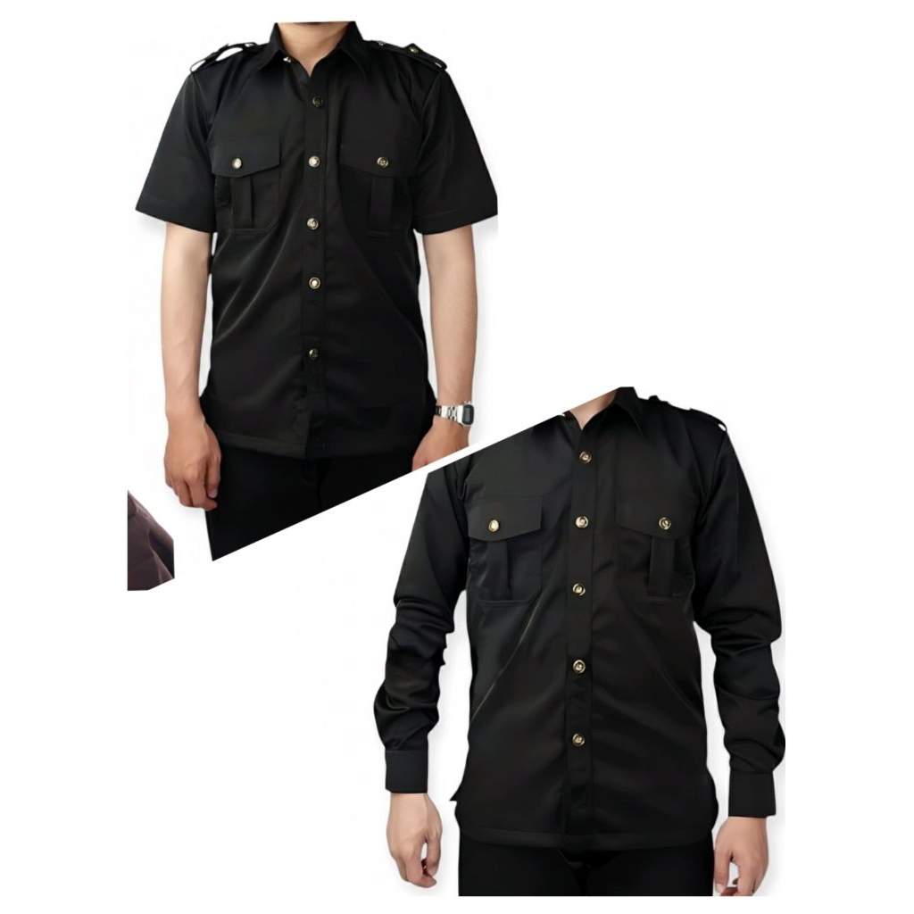 baju safari security premium satu stel