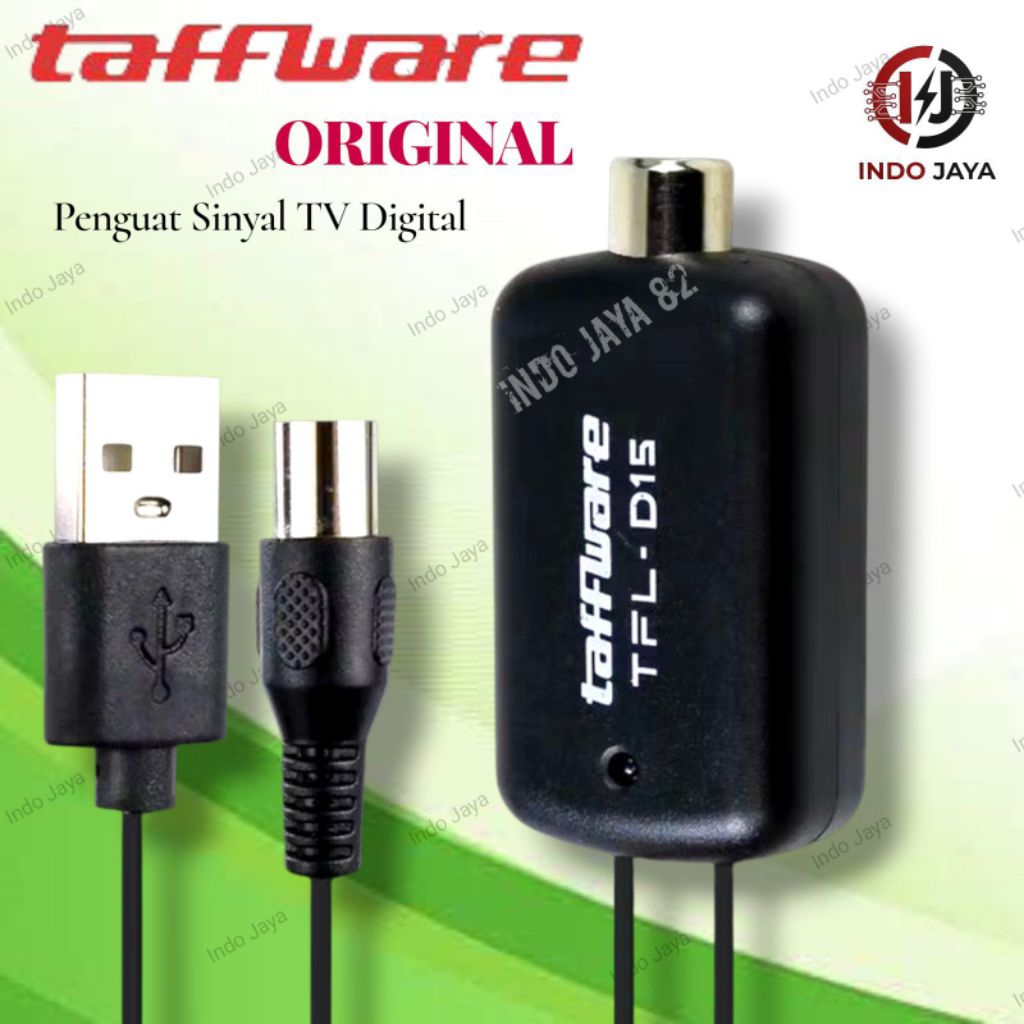 Penguat Sinyal TV Digital Booster TV penguat Sinyal Set Top Box Taffware Original