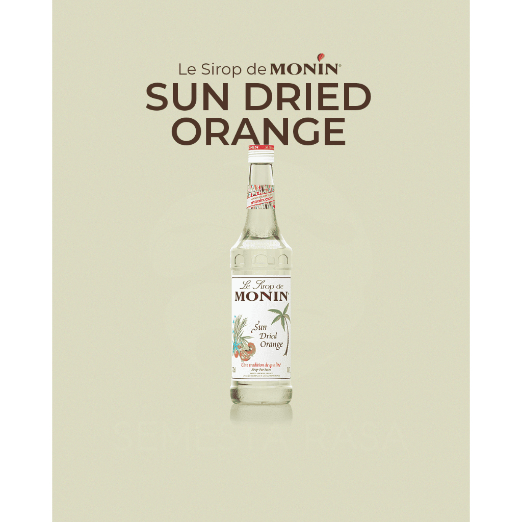 Monin Syrup Sun Dried Orange / Triple Sec Curacao / Cointreau 700 mL | Sirup Rasa Kulit Jeruk Kering