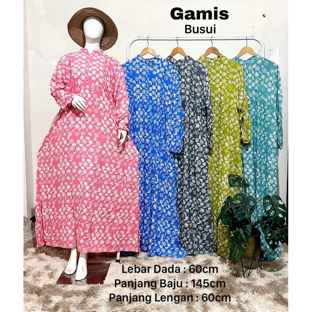 GAMIS BATIK CAP BULAN 2 BUSUI Husna Store Pekalongan Batik Cap Motif Batik Wanita Baju Tunik Katun T