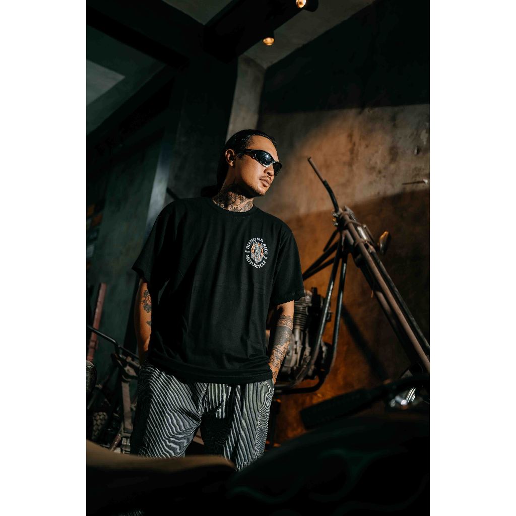 T-SHIRT DIAMOND RIDE PROMISE SKULL 06