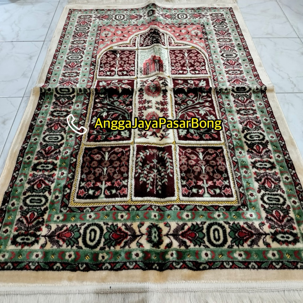 [5 PCS] Sajadah Turki Premium Harum Parfum Merk Yakar Parfum | Sajadah Turki 70x110.