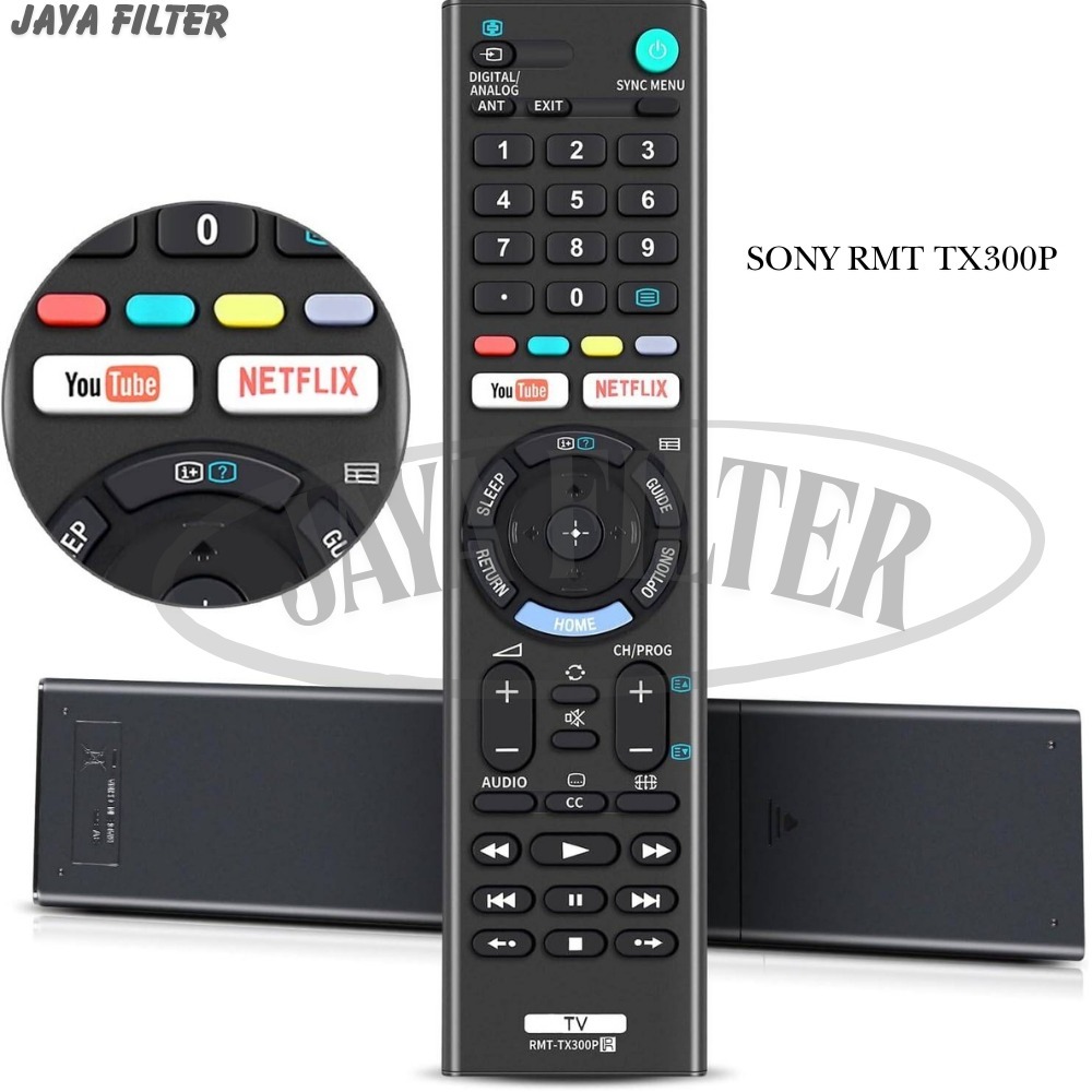 Remote Smart TV Sony RMT-TX300P TX300V TX300U Remot TV Sony TX300P