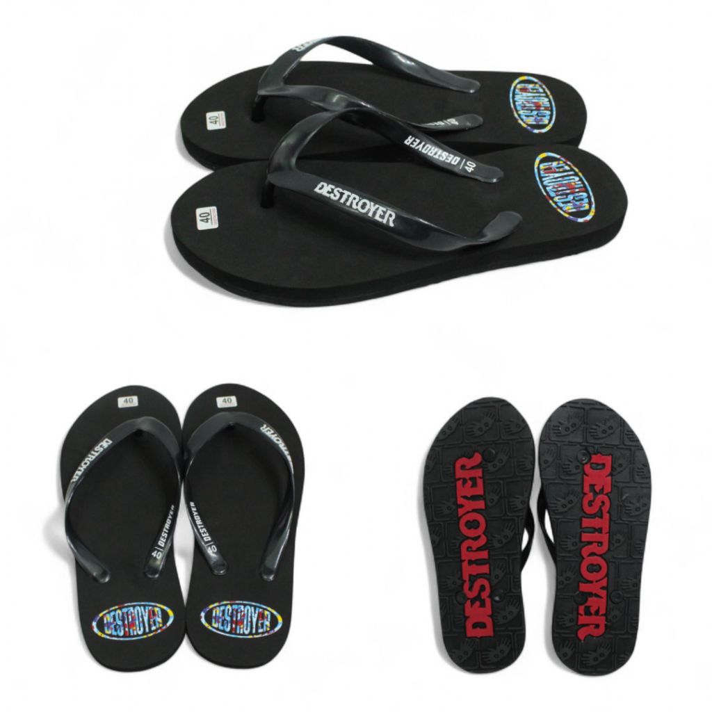 sendal spons alas kaki sendal jepit tali hitam