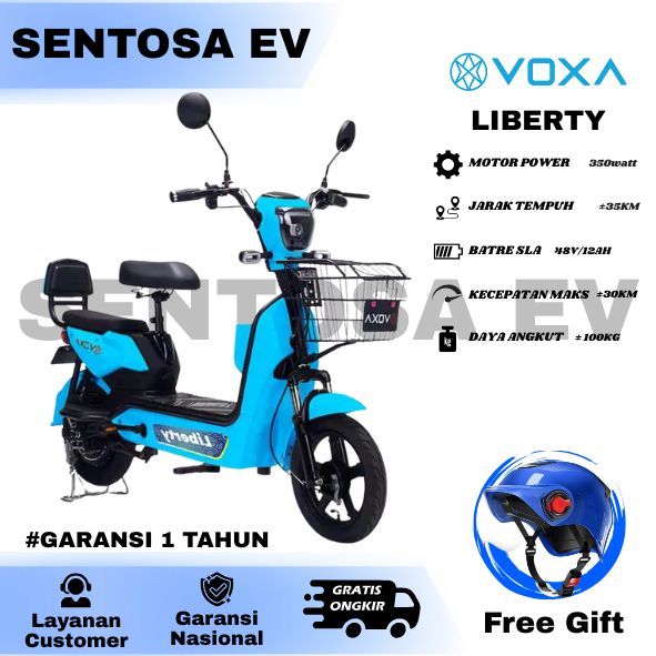 VOXA sepeda listrik LIBERTY motor 350WATT Dewasa anak murah terbaru